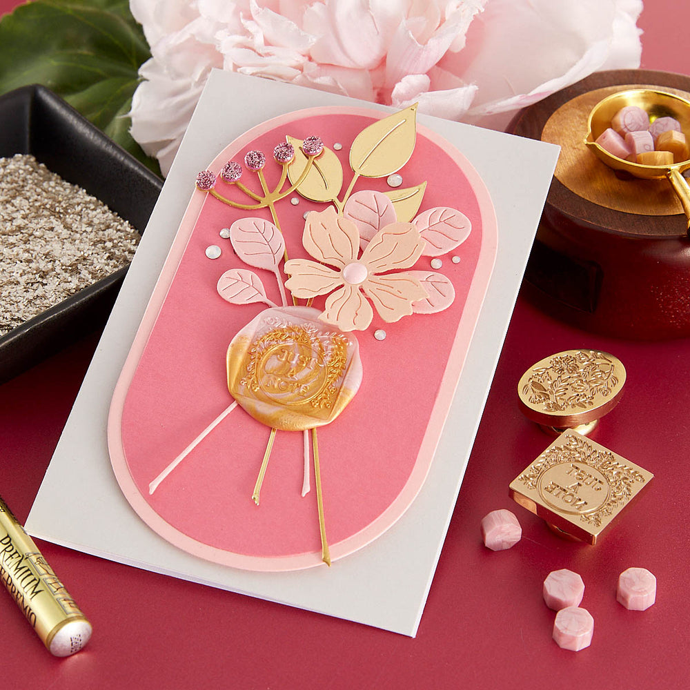 Essential Modern Ovals Etched Dies from the Sealed for Summer Collection