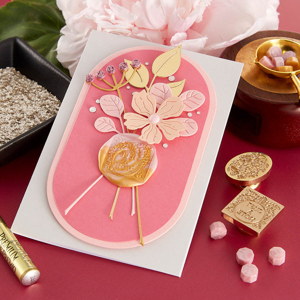 Essential Modern Ovals Etched Dies from the Sealed for Summer Collection