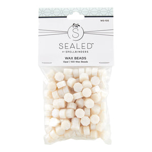 Opal Wax Beads from The Sealed by Spellbinders Collection