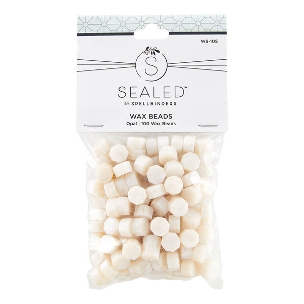 Opal Wax Beads from The Sealed by Spellbinders Collection