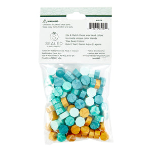 Must-Have Wax Bead Mix Teal from The Sealed by Spellbinders Collection