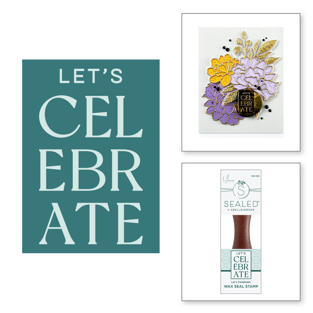 Let's Celebrate Wax Seal Stamp from the Let's Celebrate Collection by Yana Smakula