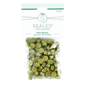 Aged Gold Wax Beads