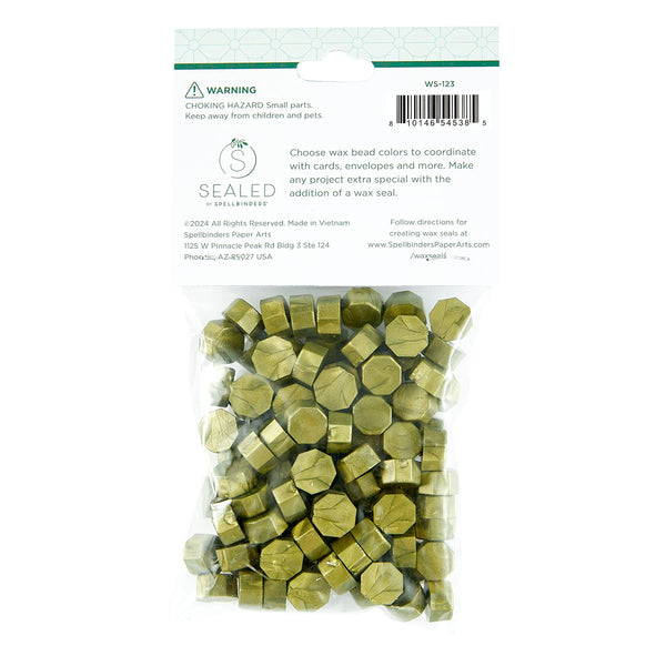 Aged Gold Wax Beads