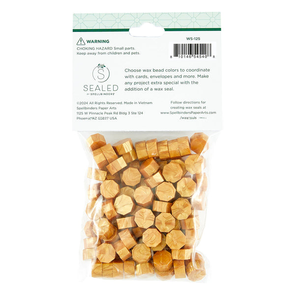 Glitz Gold Wax Beads