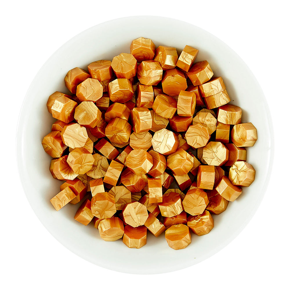 Glitz Gold Wax Beads from the Sealed 3D Christmas Collection