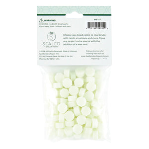 Glow-in-the-Dark Wax Beads from the Sealed 3D Christmas Collection