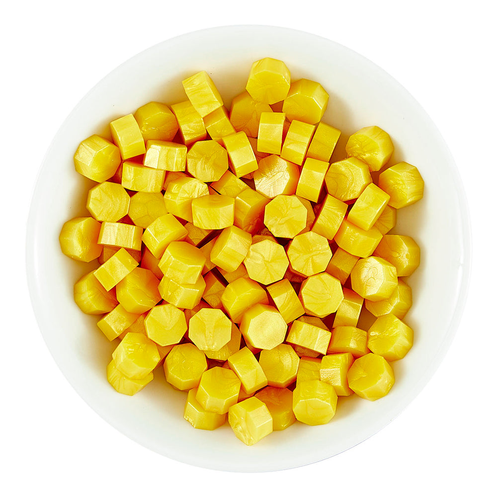 Canary Wax Beads from the Sealed 3D Christmas Collection