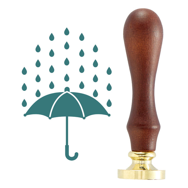 Falling Raindrops Wax Seal Stamp