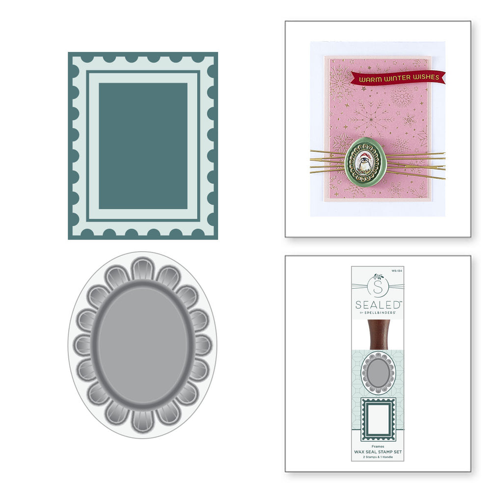 2 Pack Frames Wax Seal Stamps