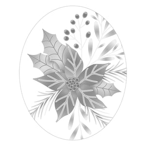 Poinsettia 3D Wax Seal from the Sealed 3D Christmas Collection
