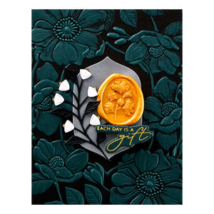Gingko Leaves 3D Wax Seal Stamp from the Woodland Tales Collection