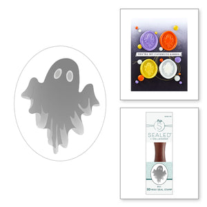 Boo! 3D Wax Seal from the Happy Haunting Collection
