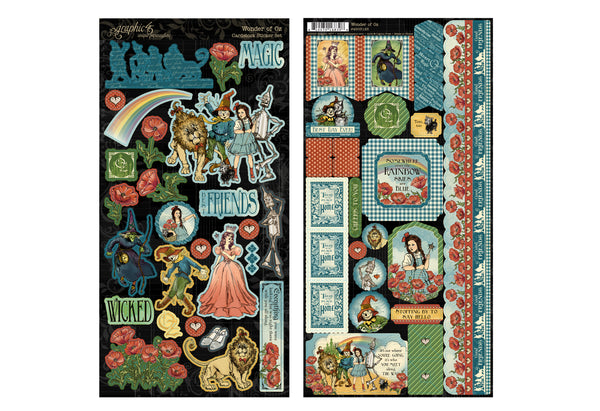 Graphic 45 Wonder of Oz Sticker Set