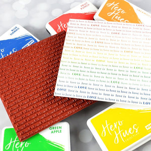 Hero Arts Love Is Love Bold Prints Cling Rubber Stamp