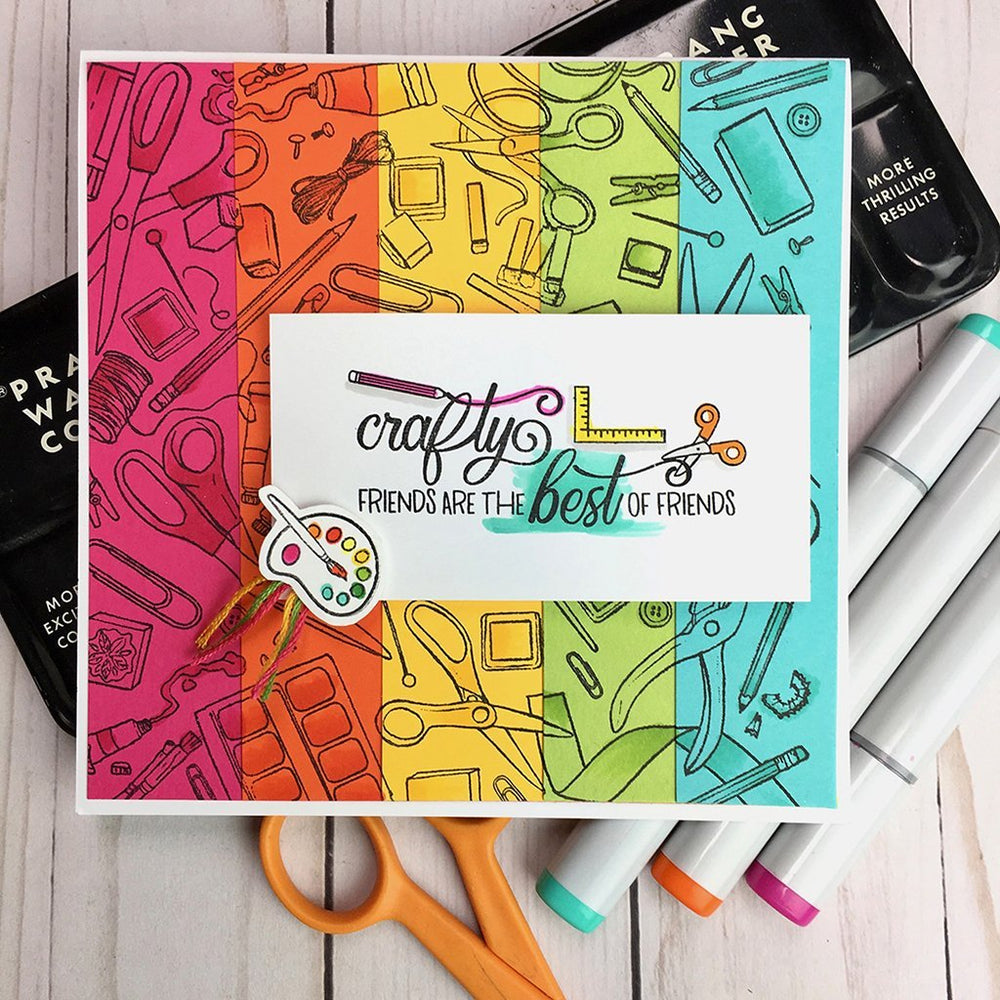 Hero Arts Crafting Tools Bold Prints Cling Rubber Stamp
