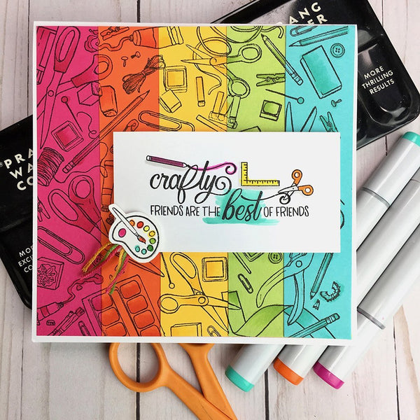Hero Arts Crafting Tools Bold Prints Cling Rubber Stamp