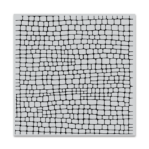 Hero Arts Cobblestone Bold Prints Cling Rubber Stamp