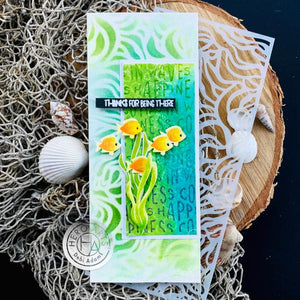 Hero Arts Happiness Waves Bold Prints Cling Rubber Stamp