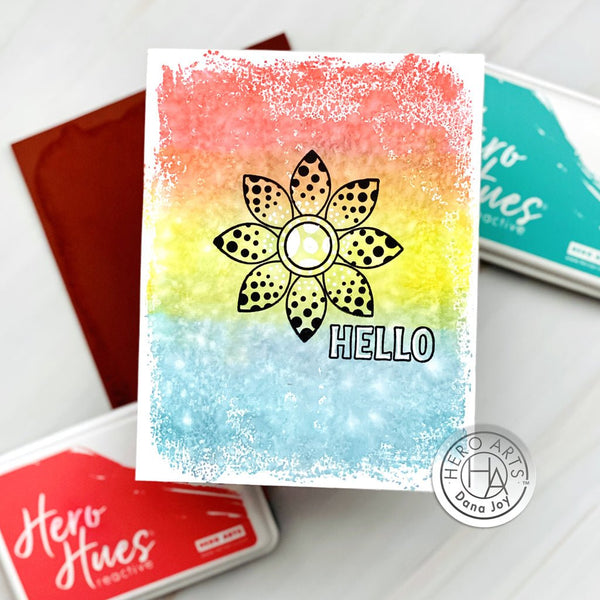 Hero Arts Large Distressed Block Cling Rubber Stamp