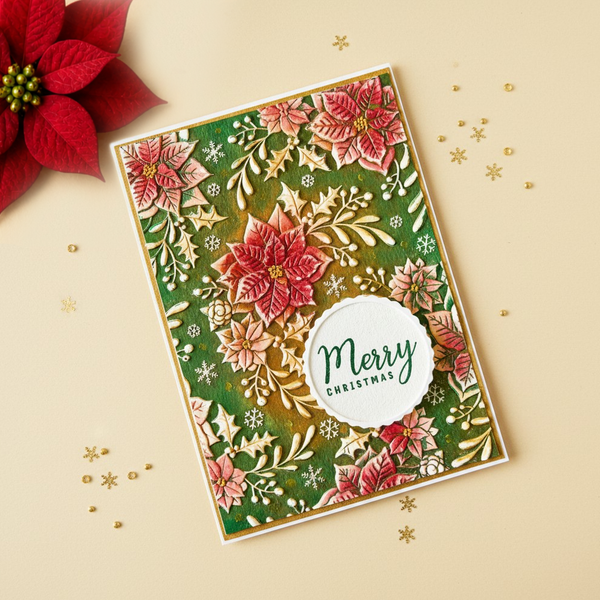 Lisa Horton Crafts Festive Wreath Stamp Set