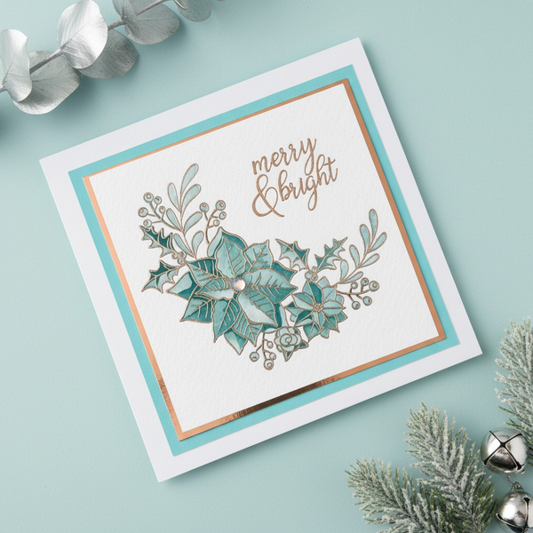 Lisa Horton Crafts Festive Wreath Stamp Set