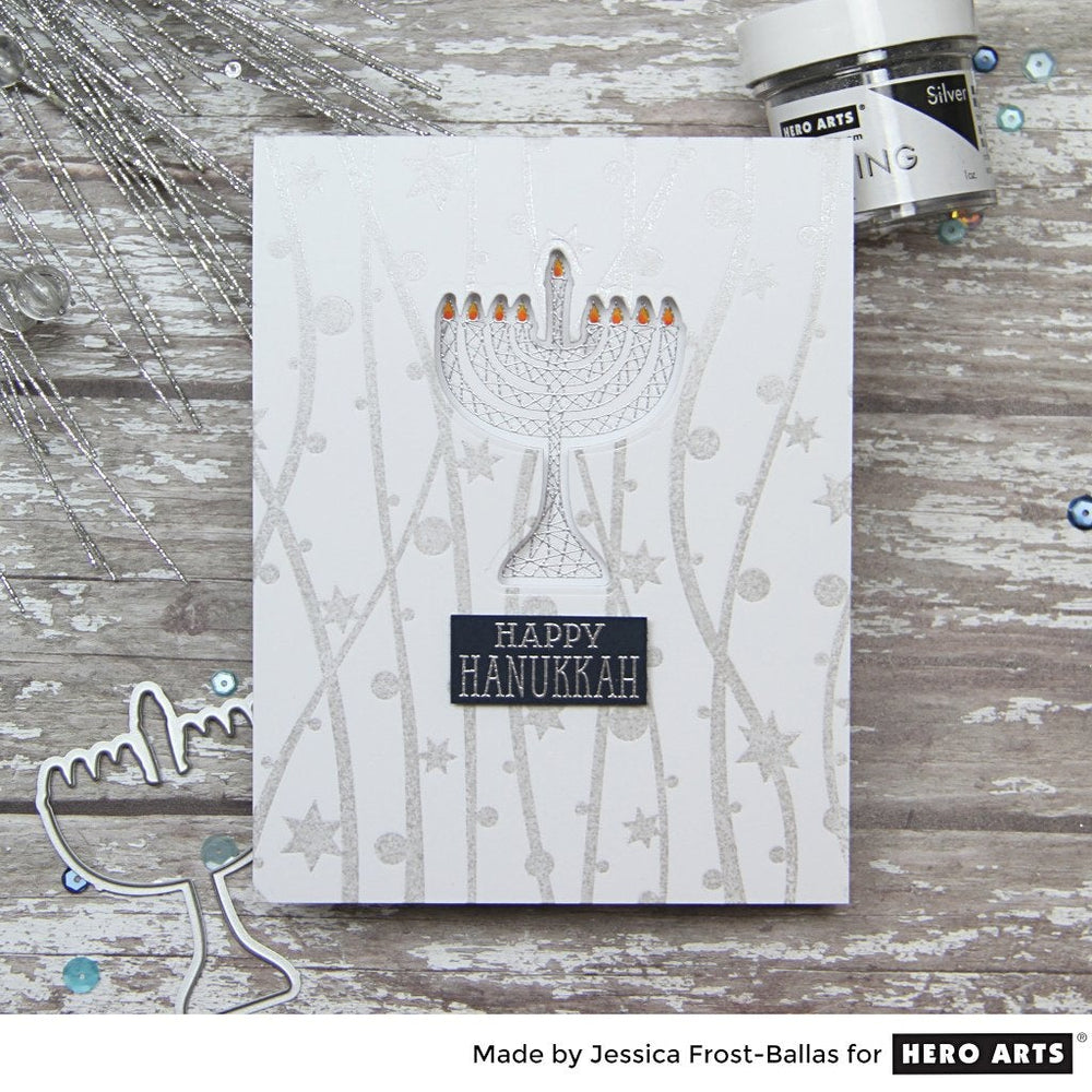 Hero Arts Happy Hanukkah Clear Stamps