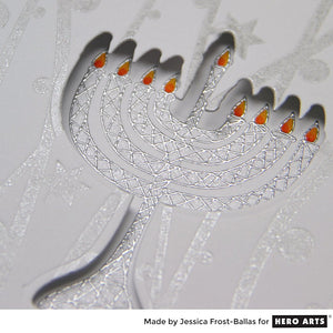 Hero Arts Happy Hanukkah Clear Stamps