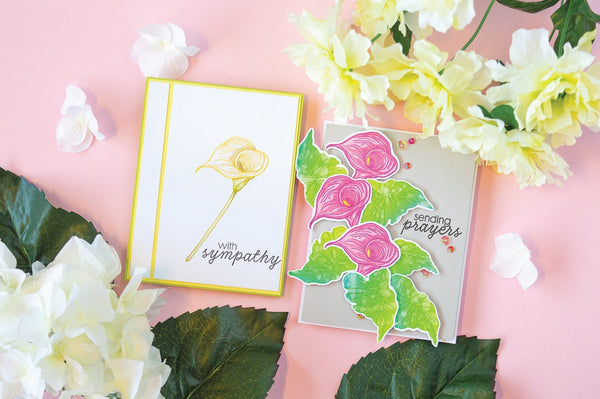 Hero Arts Color Layering Calla Lily Clear Stamps