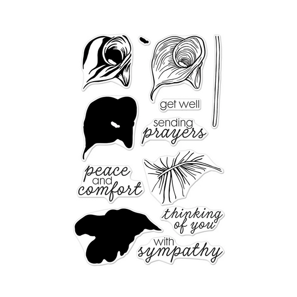 Hero Arts Color Layering Calla Lily Clear Stamps