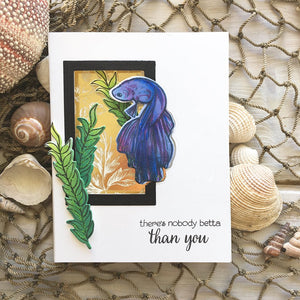 Hero Arts Color Layering Betta Fish Clear Stamps