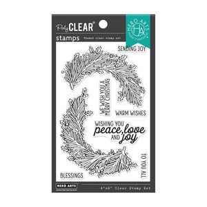 Hero Arts Year-Round Wreath Clear Stamp Set