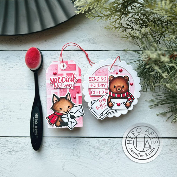 Hero Arts Winter Mail Critters Clear Stamps