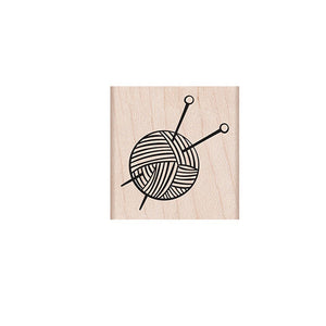 D6384 Yarn and needles - Hero Arts