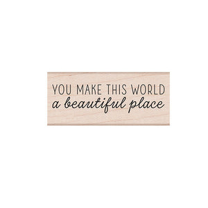 D6387 You make this world - Hero Arts