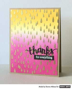 Hero Arts Thanks Stamp & Die Set