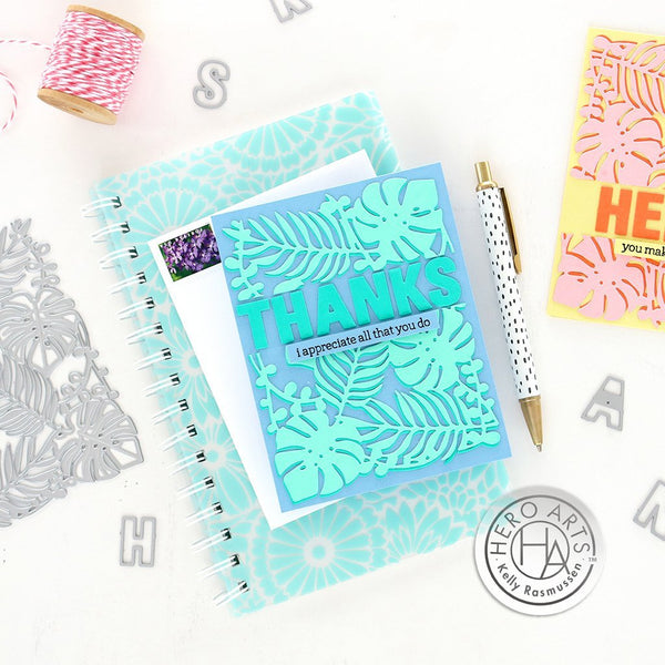 Hero Arts Thanks Stamp & Die Set