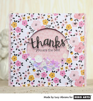 Hero Arts Thanks Stamp & Die Set