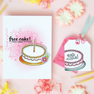 Hero Arts Birthday Cake Stamp & Die Set
