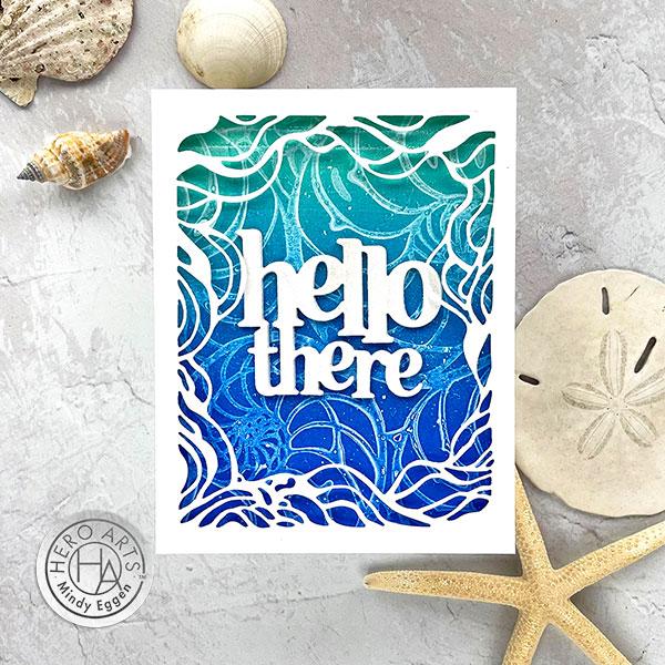 AIR Exclusive Special Buy: Hero Arts Hello There Stamp & Cut Set