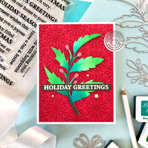 Hero Arts Holly Berries XL Stamp & Die Set