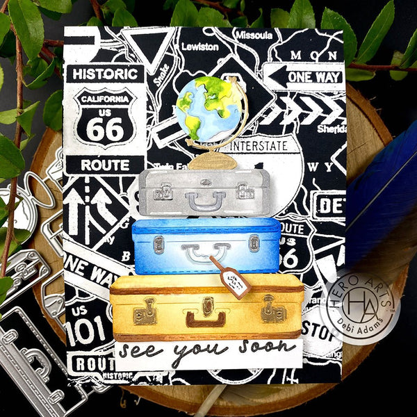 Hero Arts Luggage Dies