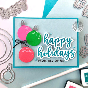 Hero Arts Holiday Words Dies