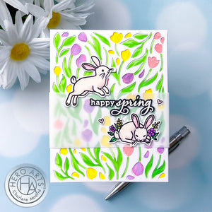 Hero Arts Tulip Pattern Cover Plate Dies