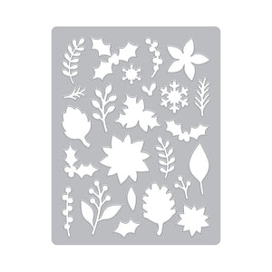 DF221 Winter Foliage Pattern Cover Plate (F) - Hero Arts