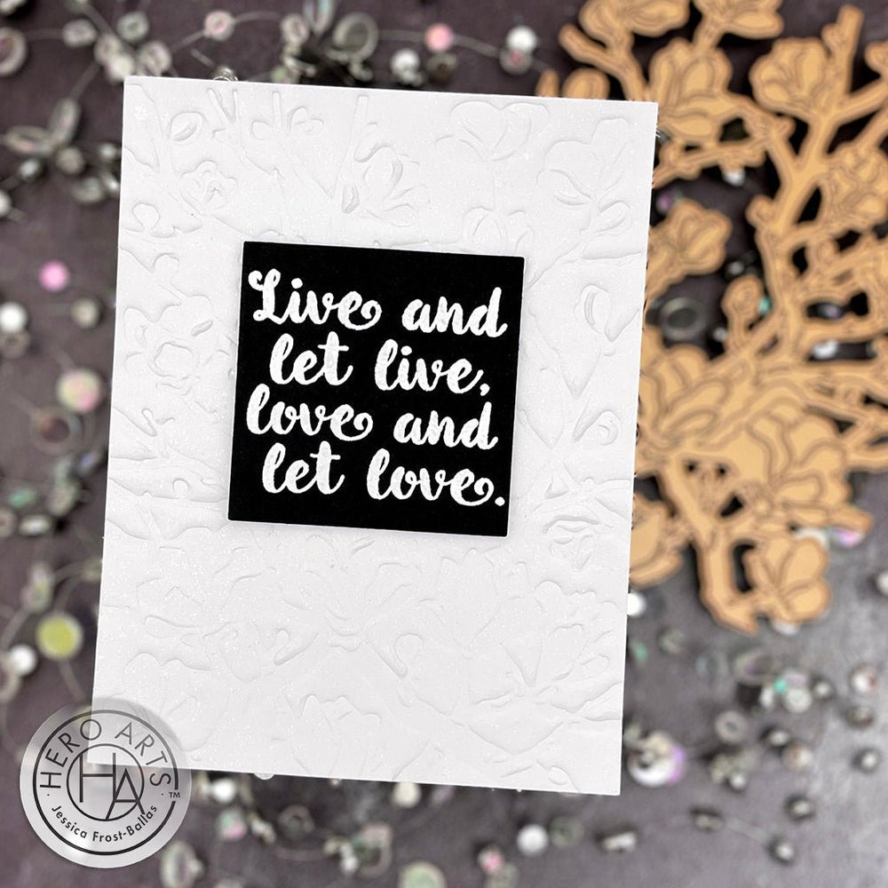 Hero Arts Live and Let Love Wood Stamps