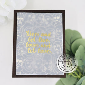 Hero Arts Live and Let Love Wood Stamps