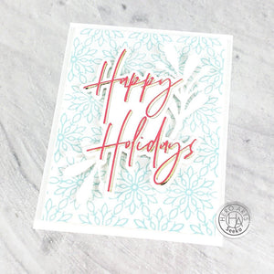 Hero Arts Happy Holidays Glimmer Hot Foil Plate & Die Set