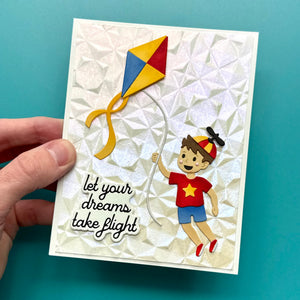 Soaring Sentiments Press + Foil Plate & Die Set by Simon Hurley