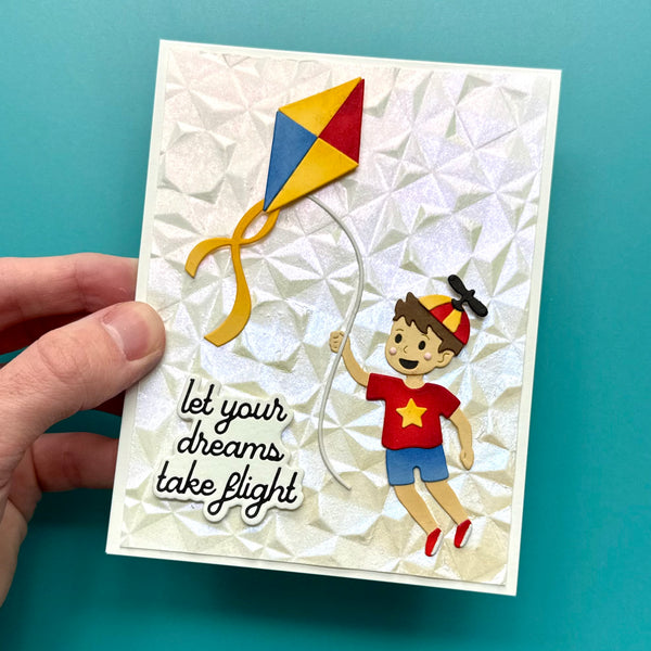 Soaring Sentiments Press + Foil Plate & Die Set by Simon Hurley